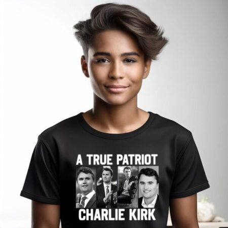 A True Patriot Charlie Kirk Youth Shirt