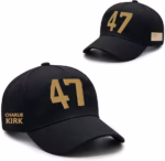 Turning Point USA Hat Gold Embroidery USA 47