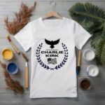 Forever in Our Hearts Charlie Kirk T-Shirt – Memorial Tribute Tee