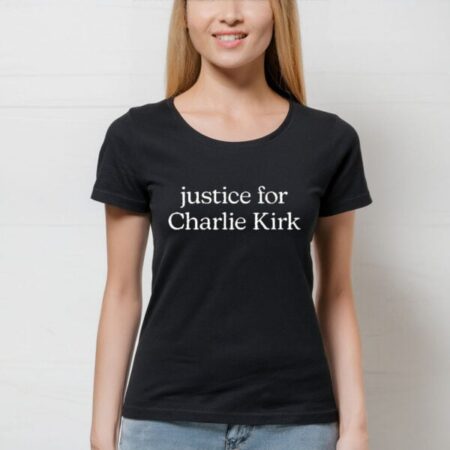 Justice for Charlie Kirk Shirt – Minimalist Support Tee